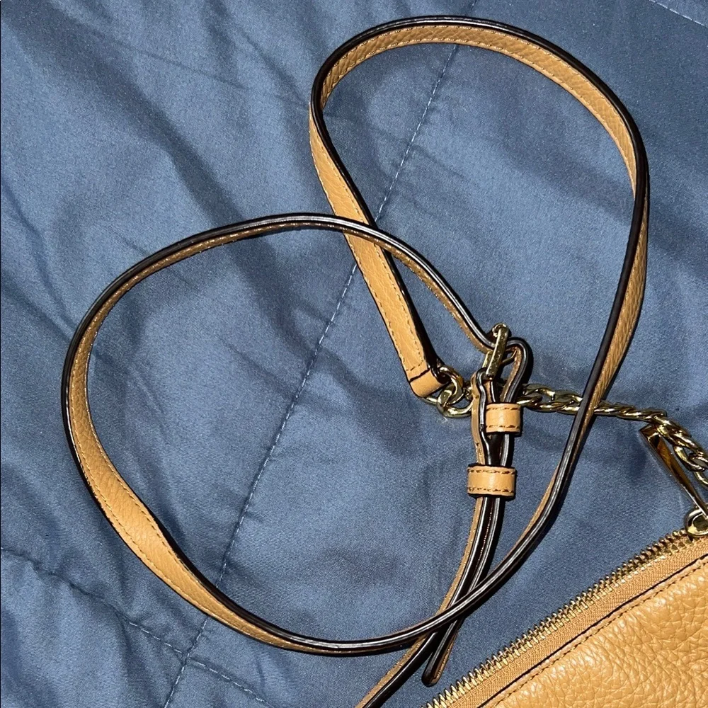 Michael Kors Mustard Leather Crossbody Bag